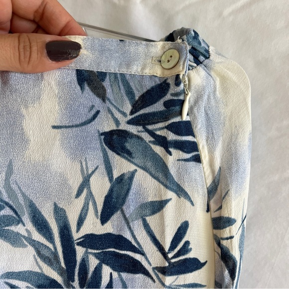 John Paul Richard Uniform skirt set, 100% rayon, tropical print, vintage, Size M - Picture 8 of 11